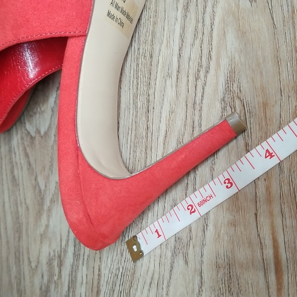 New York And Company Red Mule Heels - Picture 9 of 9